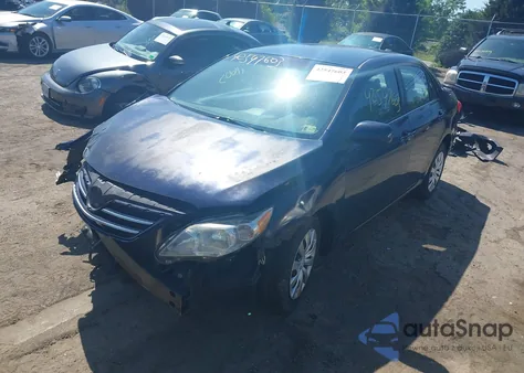 2013 Toyota Corolla Le from USA, damaged, VIN 5YFBU4EE2DP159493